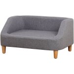 Pawhut - canapé chien lit pour chien design scandinave déhoussable dim. 75l x 55l x 39h cm pieds bois ... Pawhut - canapé chien lit pour chien design scandinave déhoussable dim. 75l x 55l x 39h cm pieds bois ...