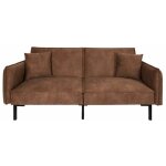Paris prix - canap club convertible 'minota' 198cm marron