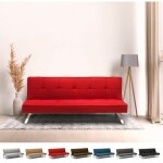 Modus sof� ? canap� convertible 2 places clic clac en tissu doux ? dimensions 175x83x74cm ? lit 175x98cm ...