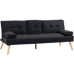 Canapé convertible 3 places design scandinave inclinaison dossier réglable 3 niveaux dossier centrale ... Canapé convertible 3 places design scandinave inclinaison dossier réglable 3 niveaux dossier centrale ...