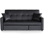 Canap� convertible 3 places julieta noir