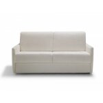 Homifab - canapé convertible 3 places en tissu bouclé écru - ouverture express - couchage quotidien - ... Homifab - canapé convertible 3 places en tissu bouclé écru - ouverture express - couchage quotidien - ...