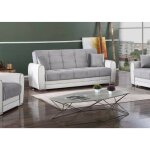 Dmora - canapé dgirou, canapé conteneur 3 places en éco - cuir et tissu, canapé de salon en tissu rembourré ... Dmora - canapé dgirou, canapé conteneur 3 places en éco - cuir et tissu, canapé de salon en tissu rembourré ...