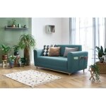 Bobochic - xs - canap droit convertible dplimousse pigalle bleu fonc