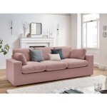 Bobochic - canapé droit fixe compact belair rose Bobochic - canapé droit fixe compact belair rose