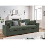 Bobochic - canapé droit fixe compact belair vert Bobochic - canapé droit fixe compact belair vert