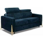 Inside75 - canap express odacio convertible sommier lattes 140cm ttires rglables matelas 16cm pieds ...