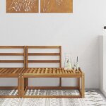 Canap� d'ext�rieur en bout naturel 91 x 63 x 73 cm