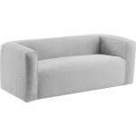 Terracotta - canap� gonflable 2 - 3 places int�rieur et ext�rieur - couleur gris clair