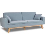 Nalui - canap - lit bleu reine 3 places