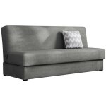 Mobilier1 - canap� convertible columbus 119, enjoy 23 + motif gris, bo�te de literie, 0, 80x175x80cm