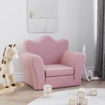 Canap� - lit pour enfants rose peluche douce vidaxl