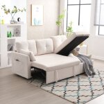 Canap� - lit multifonctionnel avec rangement et lit gigogne, canap� - lit convertible avec m�ridienne, ...