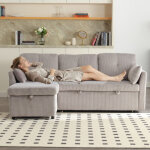 Canap� - lit multifonctionnel avec rangement et lit gigogne, canap� - lit convertible avec m�ridienne, ...