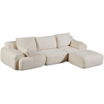 Canap� modulable 3 - 2 - 1 avec fonction lit, tissu c�tel�