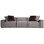 Cotecosy - canap� 3 places en tissu leco