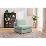Bobochic - chauffeuse 1 place pour canapé modulable paris tissu bouclette vert Bobochic - chauffeuse 1 place pour canapé modulable paris tissu bouclette vert