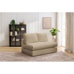 Bobochic - chauffeuse 2 places pour canap� modulable paris tissu bouclette marron