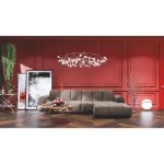 Canapé tissu convertible angle droit taupe anacapri - 3 places Canapé tissu convertible angle droit taupe anacapri - 3 places