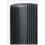 Canisse plastic'eco simple face gris 1 m x 3 m