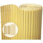 Canisse pvc brise vue ultra renforce avec attaches de fixation 90x300cm beige