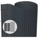 Canisse pvc brise vue ultra renforce avec attaches de fixation 90x500cm gris