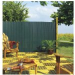 Canisse pvc 'plasticane single face' 85 % occultant blanche - 1 x 3 m - nortene