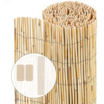 Canisse en roseau naturel brise vue avec attaches de fixation 90x600cm