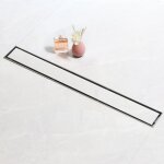 Sanitemodar - caniveau de douche 120cm, panneau 2 en 1, caniveau de douche siphonn� avec appareil d�sodorisant ...