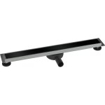 Bernstein - caniveau de douche � l'italienne acier inox avec siphon �vacuation, drain de cabine de douche ...