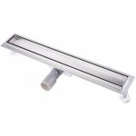 Caniveau de douche italienne a carreler 70 cm acier inoxydable extra plat siphon de sol douche italienne ...