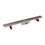 Caniveau de douche sans grille docia nicoll - 50x890mm