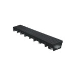 Mea - caniveau extérieur 1m avec grille passerelle en polyamide b125 park - caniveaux pour terrasse, ... Mea - caniveau extérieur 1m avec grille passerelle en polyamide b125 park - caniveaux pour terrasse, ...