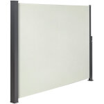 Canop�e - paravent ext�rieur r�tractable brise vue enroulant beige h1. 6xl3m