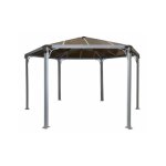 Canopia by palram - tonnelle couv terrasse hexagonale Canopia by palram - tonnelle couv terrasse hexagonale