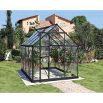Palram ? serre de jardin polycarbonate 4, 6 m� ? structure en aluminium ? �paisseur des parois 0, 9 mm ...