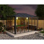 Canopia tonnelle de jardin ferme ledro gris