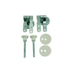 Charnie're de fixation universelle pour abattant wc pack de 2 pie'ces complet avec pie'ces de rechange ... Charnie're de fixation universelle pour abattant wc pack de 2 pie'ces complet avec pie'ces de rechange ...