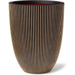 Capi - vase �l�gant groove 34x46 cm noir et dor� 445494
