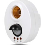 Capteur de mouvement infrarouge � base e27, veilleuse � �conomie d'�nergie ampoule led e27 mise hors ...