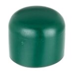 Capuchons de poteau ronds en pvc vert 48 mm ? finition esth�tique pour poteaux m�talliques ? installation ...