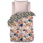 Capuk - couette imprim�e motifs r�tro 140x200 cm + 1 taie d'oreiller 60x60 cm