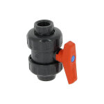 Vanne plastique 1 / 4 tour femelle - femelle 15 - 21