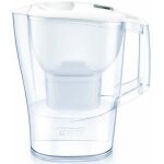 Carafes - carafe filtrante aluna cool memo, volume 2, 4 l, filtre maxtra pro, blanc 1052801 - brita