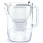 Brita - carafes - carafe filtrante style xl led, volume 3, 6 l, filtre maxtra pro, gris 1052803