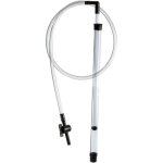 Carafe a' pompe a' de'marrage facile pour huile de vin avec siphon automatique 44 cm avec valve