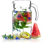 Carafe en verre pour boissons eau jus 1, 7 l - kadax