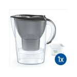 Carafe filtrante brita marella graphite - capacité 2, 4l dont 1, 4l d'eau filtrée - 1 cartouche maxtra ... Carafe filtrante brita marella graphite - capacité 2, 4l dont 1, 4l d'eau filtrée - 1 cartouche maxtra ...
