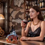 Carafe � whisky conteneur d'alcool de 300 ml, bouteille en