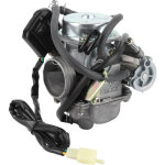 Carburateur 30 mm en alliage d?aluminium pour scooter gy6 150 - 250cc / cvk 250 - 300cc ? argent